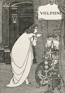 Page de titre de Volpone ou le renard (1609) écrit par Ben Johnson
