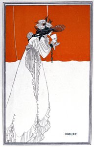 Yseult buvant le philtre, Angleterre, vers 1900