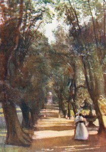 Rome : Avenue des Ilex dans la Villa Borghese - Aubrey Waterfield