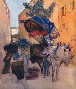 Rome : Chariot de vin romain