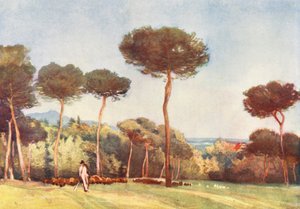 Rome : La campagne depuis la Villa Pamphili Doria