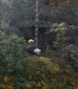 Intérieur de forêt - August Eiebakke