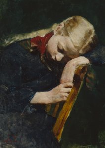 Fille au repos