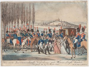 Napoléon présentant l