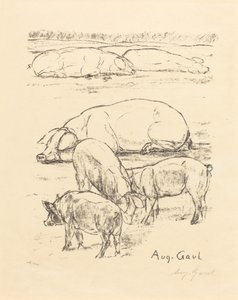 Cochons - August Gaul
