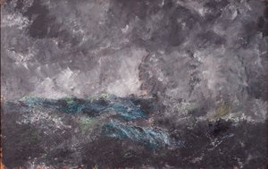 Tempête dans les skerries. "Le Hollandais volant"