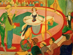 Tableau de cirque I : Écuyère