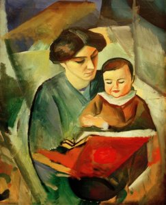 Elisabeth et Walterchen - August Macke