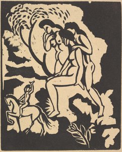 Salutation Begrüssung, 1912 - August Macke