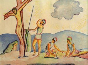 Crucifixion - August Macke