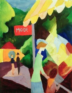 Modeschaufenster - August Macke
