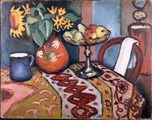 Nature morte avec tournesols II, 1911 - August Macke