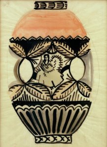 Vase avec bergère - August Macke