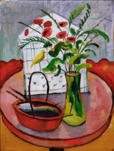 Cage à oiseaux - August Macke