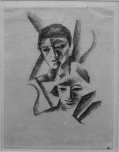 Deux têtes - August Macke