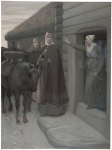 Illustration tirée de la « Saga de Njal » - August Malmström