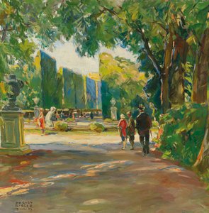 Dans le parc du château de Schönbrunn - August Rieger