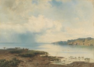 French : Chevaux sur la côte