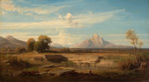Paysage de contreforts