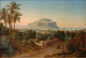 Vue sur Palerme et le Monte Pellegrino