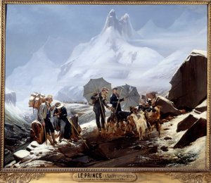 Paysage de Susten (Alpes suisses)