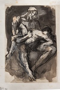 Le comte Ugolino en prison - Auguste (after) Rodin