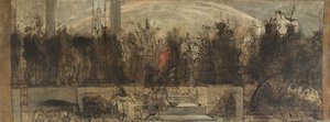 Le jugement universel, esquisse - Auguste Barthelemy Glaize