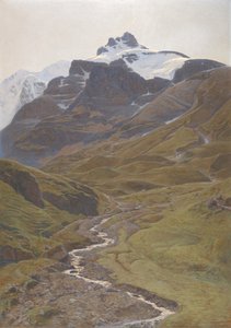 Vue de la Wilde Frau - Auguste Baud Bovy