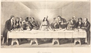 Scène révolutionnaire : Parodie de la Cène - Auguste Bouquet