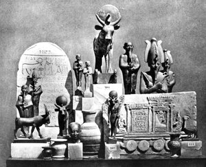 Artefacts, Memphis Saqqarah, Égypte, 1893