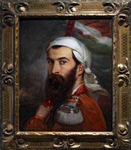 Giuseppe Garibaldi après le combat de Morazzone le 5 août 1848 - Auguste Estienne