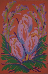 Motif de design floral de 