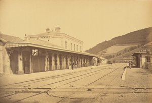 Gare de Tarare, Vue Prise Sur la Voie - Auguste Hippolyte Collard