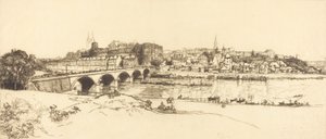 Angers - Vue panoramique, 1912 - Auguste Lepere