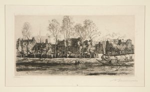 Rives de la Somme à Amiens - Auguste Lepere