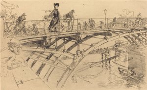 Le pont des Arts, 1890