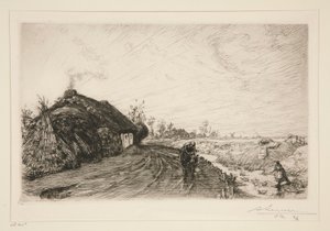 Chemin au marais vendéen (Saint-Jean-de-Monts) - Auguste Lepere