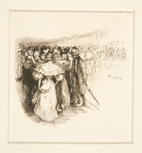 Foule à la billetterie (?)