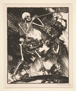 La Mort et les Passions vont fondre sur le Monde, de La Guerre de 1914, première série, no. 7