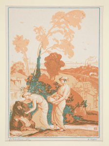La Musique et la Poésie secourant les artistes - Auguste Lepere