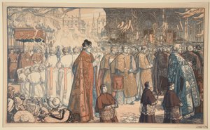 La procession de la Fête-Dieu à Nantes - Auguste Lepere