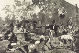 Le Cabaret du Coq de Bruyère au Bois de Meudon, 1888 - Auguste Lepere