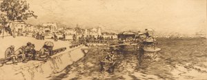 Embarcadère, quai de Bercy, 1891 - Auguste Lepere