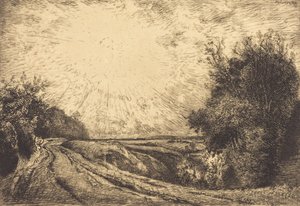 Route de La Houssoye, Crevecoeur, 1913