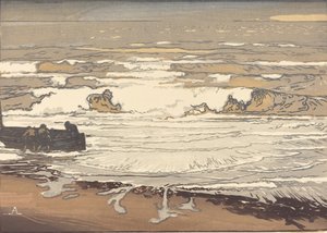 Les Vagues déferlantes, inondation de septembre, 1901 - Auguste Lepere