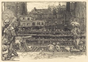 Déchargement, Canal Saint-Martin