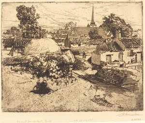 Vue de St.-Jean-de-Mont, Vendée - Auguste Lepere