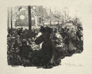 14 Juillet, Rue de Belleville, 10 heures - Auguste Louis Lepère