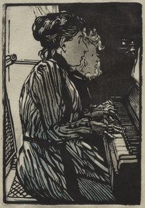 Étude à quatre mains - Auguste Louis Lepère