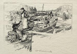 Le Marché aux Pommes, No. 1 - Auguste Louis Lepère